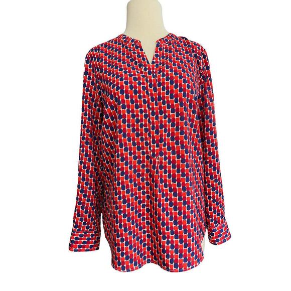 M Petite Talbots NWT Multicolor Tunic Long Sleeve - Picture 1 of 7